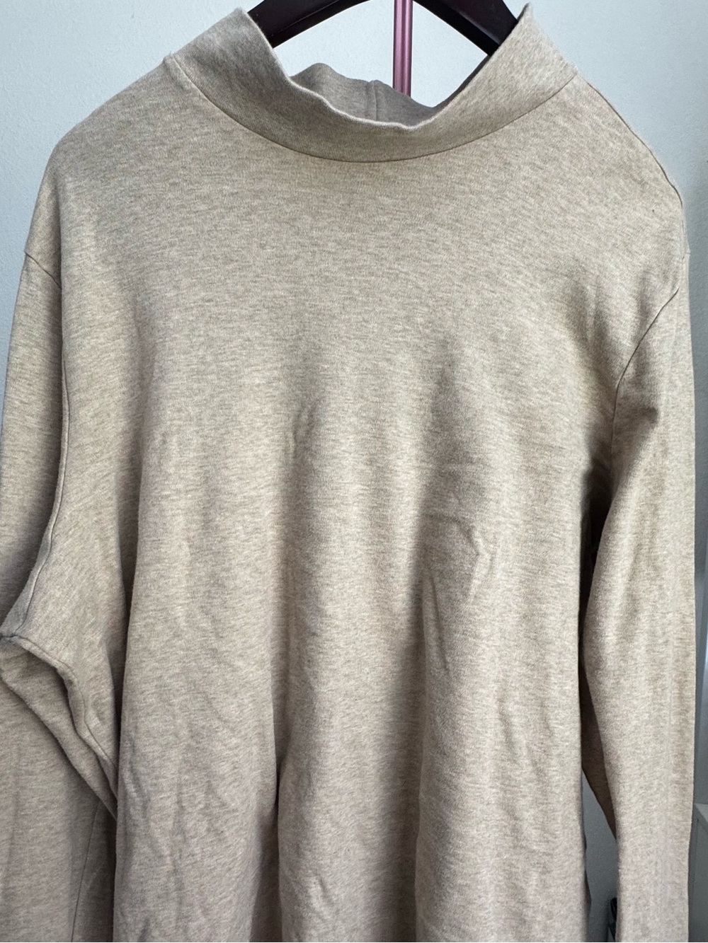 Club Room Men's Turtleneck Sweater in Beige